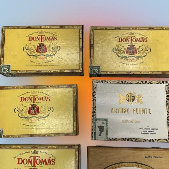 Cigar Box Collection - SET OF 6 - Picture 2 of 3